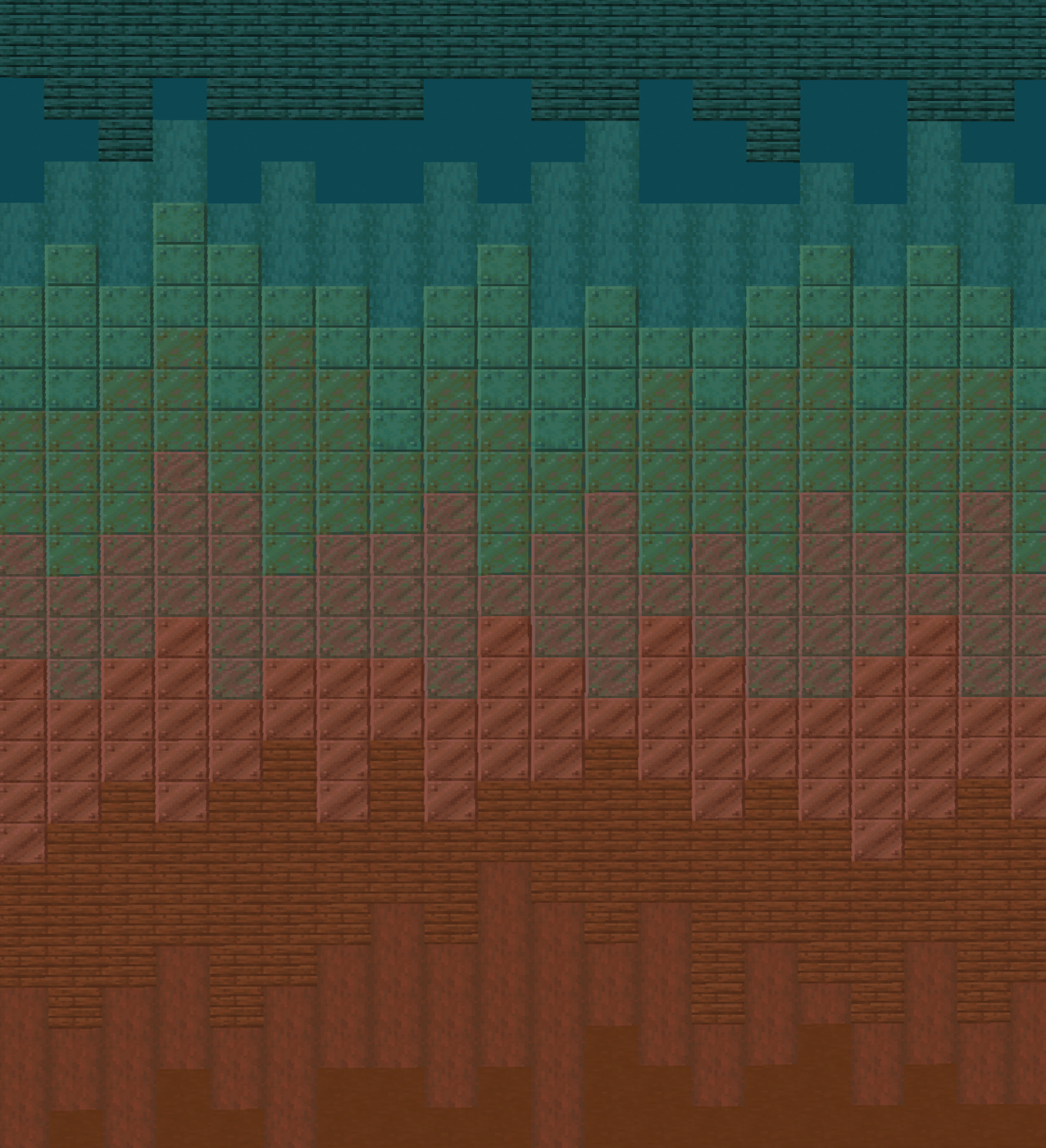 Simple Copper Gradient meant to continue the pattern after normal and ...