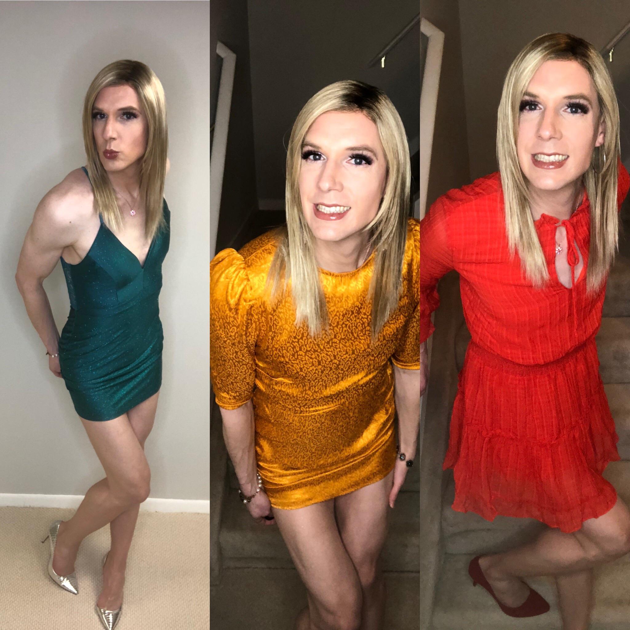 Trans Scroller So hard to pick what dress to wear. What is your favorite? #trans ...