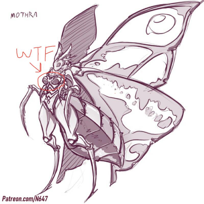 Some neat mothra fanart i found while scrolling... Enjoy fams! | Scrolller