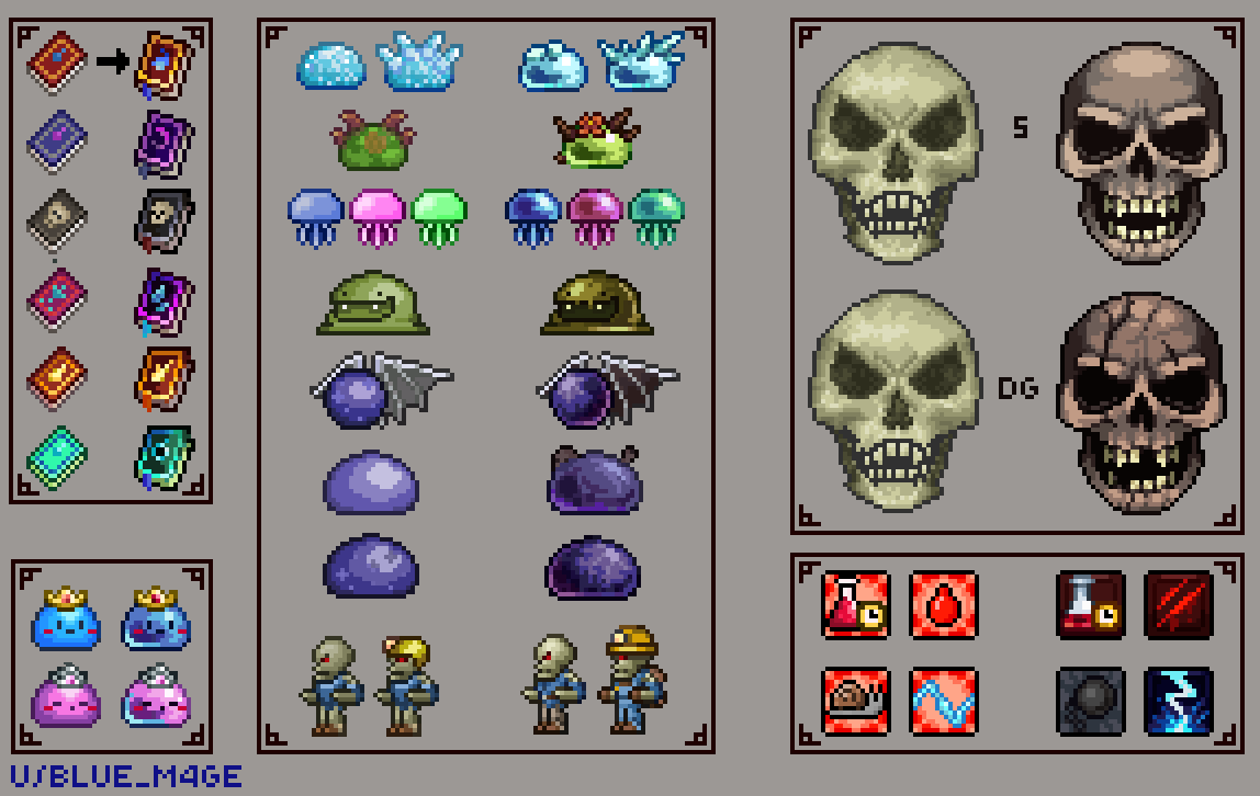 Some Terraria Resprites | Scrolller