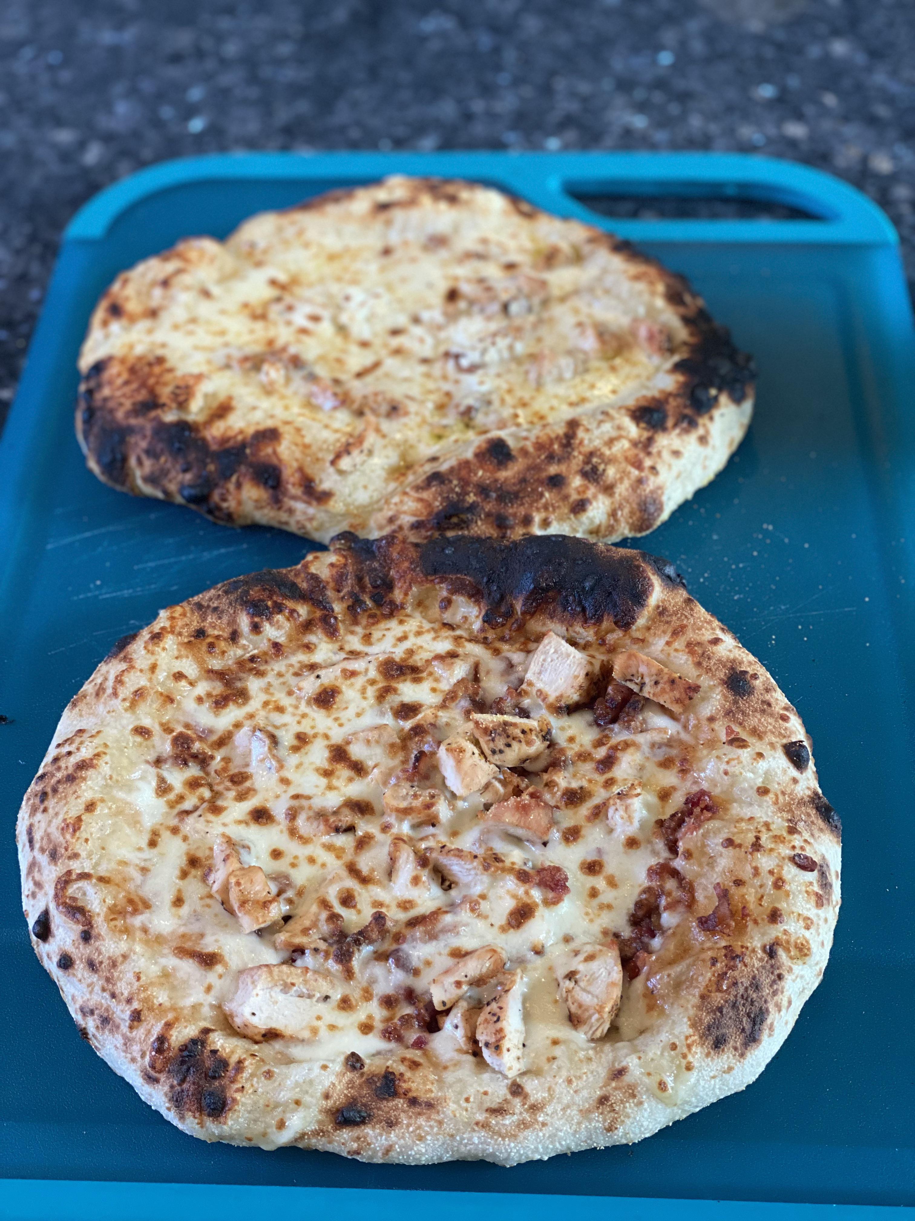 Sourdough crust done in an Ooni Karu Scrolller