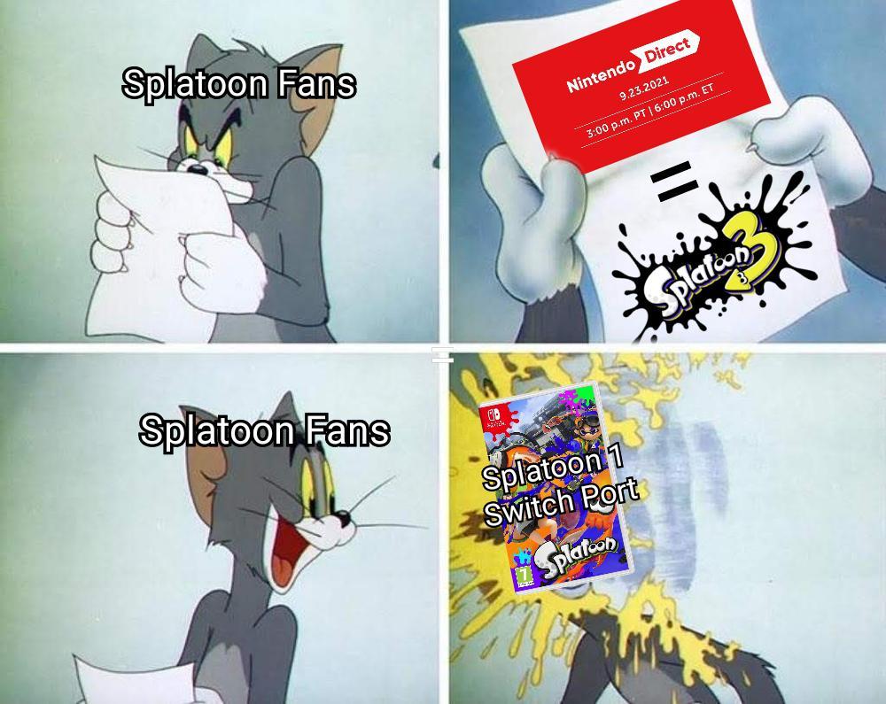 Splatoon Fan Expectations vs. What Will Actually Happen Scrolller