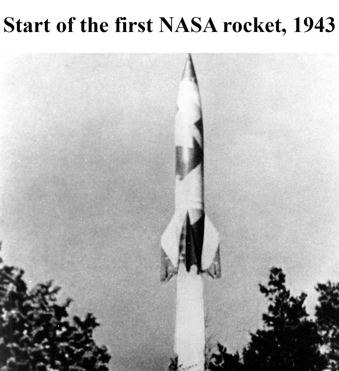 Start of the first NASA rocket, 1943 | Scrolller