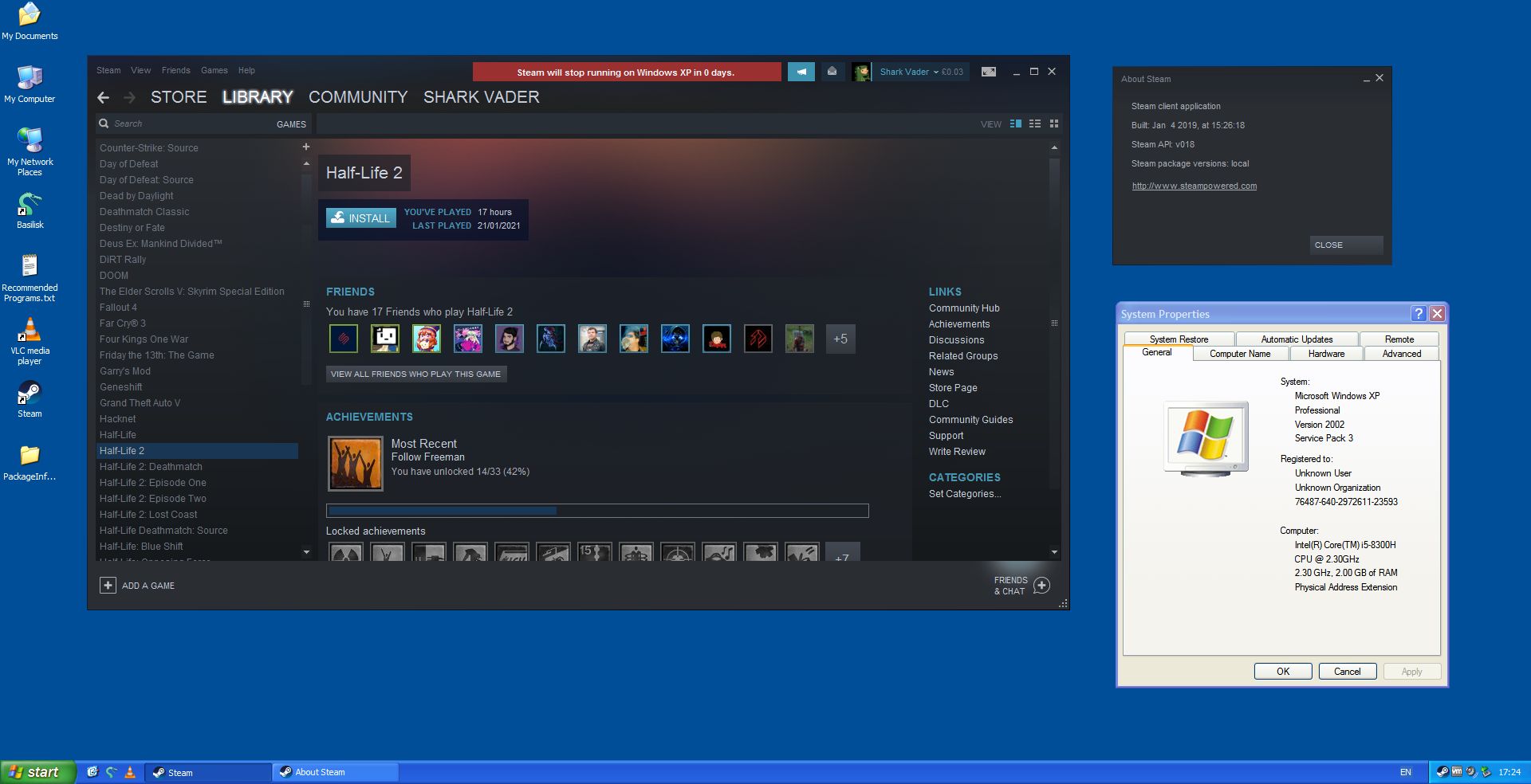 Steam still works on Windows XP 2021 Scrolller