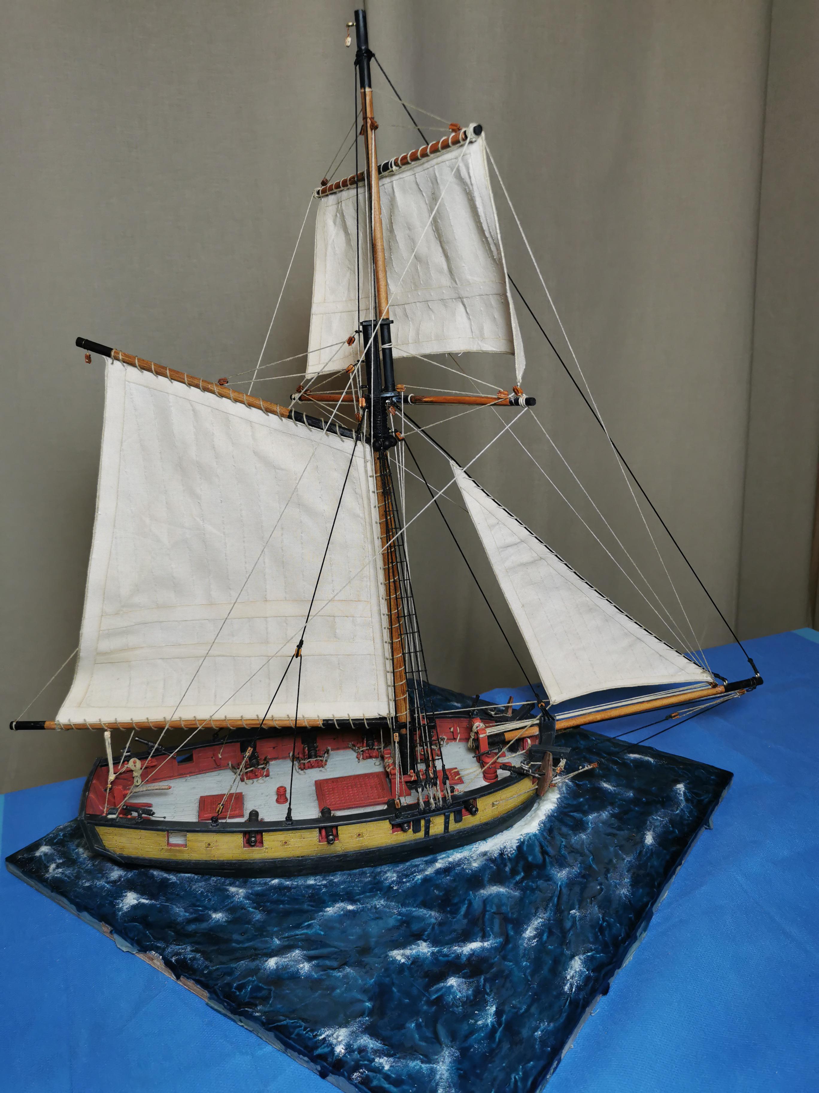 Still WIP, some details to clear, some ropes to add on the bridge, but ...