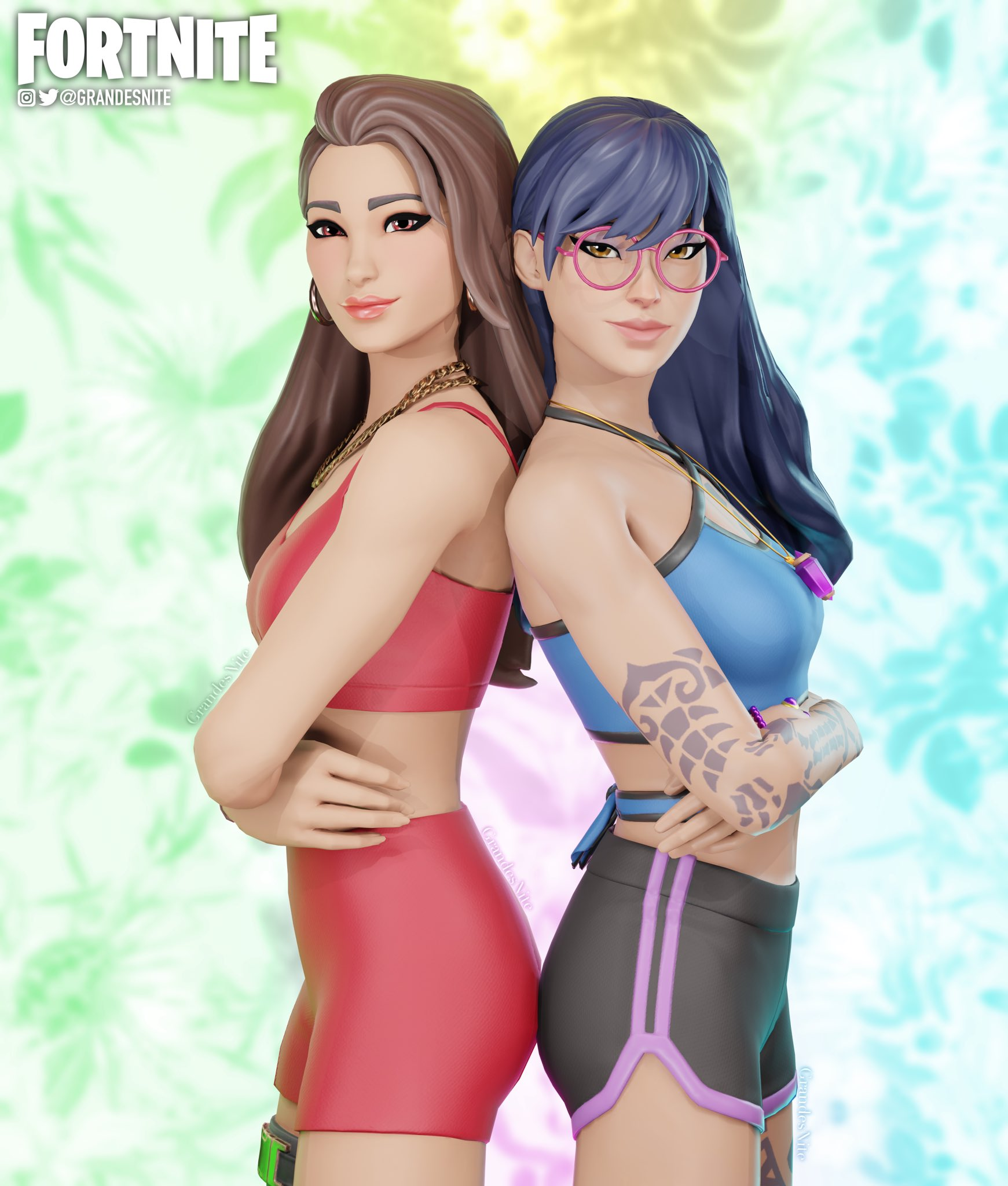 Summer Ruby and Crystal (Fortnite)