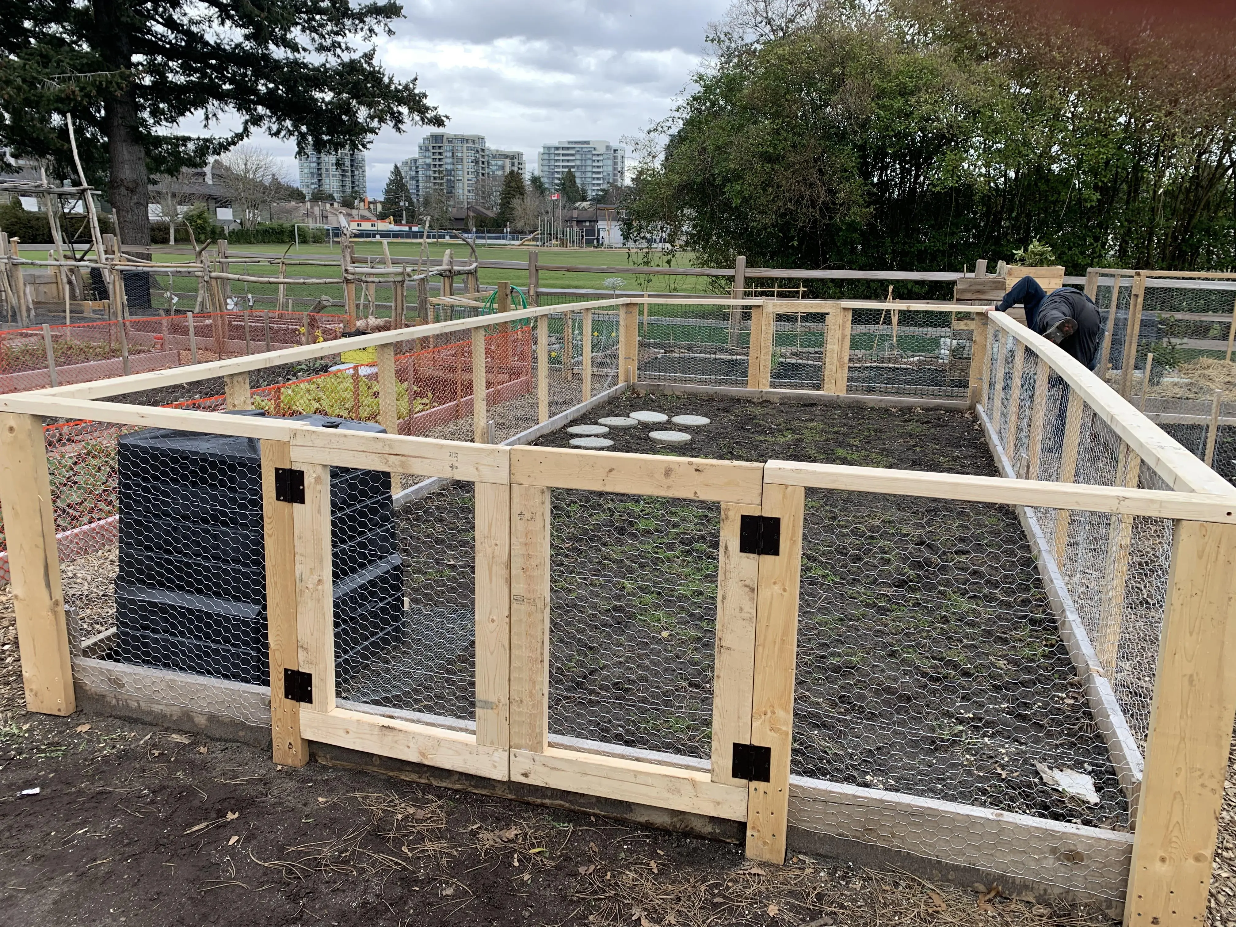 Super exited to have finished building rabbit fencing around my ...