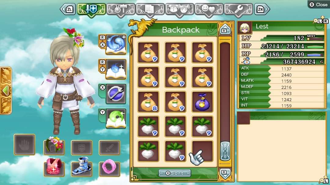 The aftermath of a 1day farming of Turnip's Miracle Scrolller