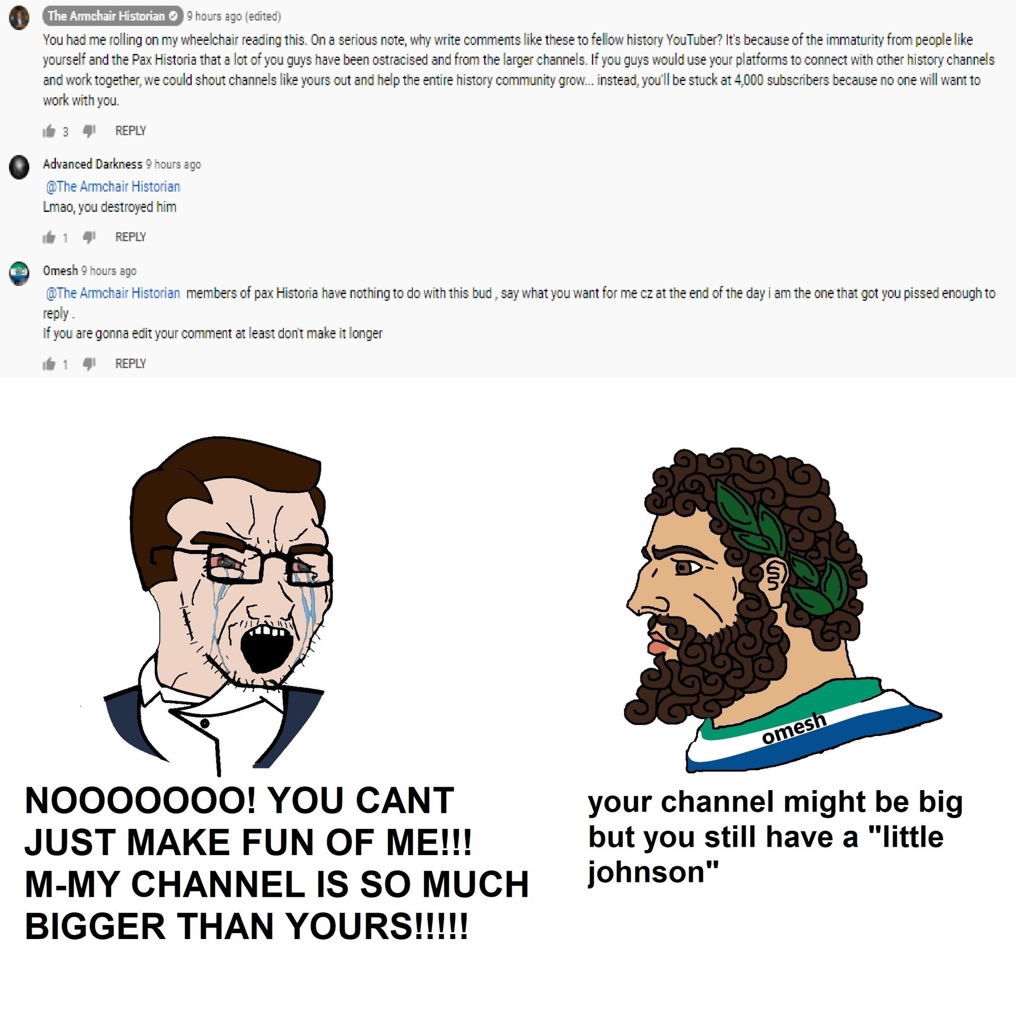 The Armchair Historian meets the Armchair Tilter Scrolller