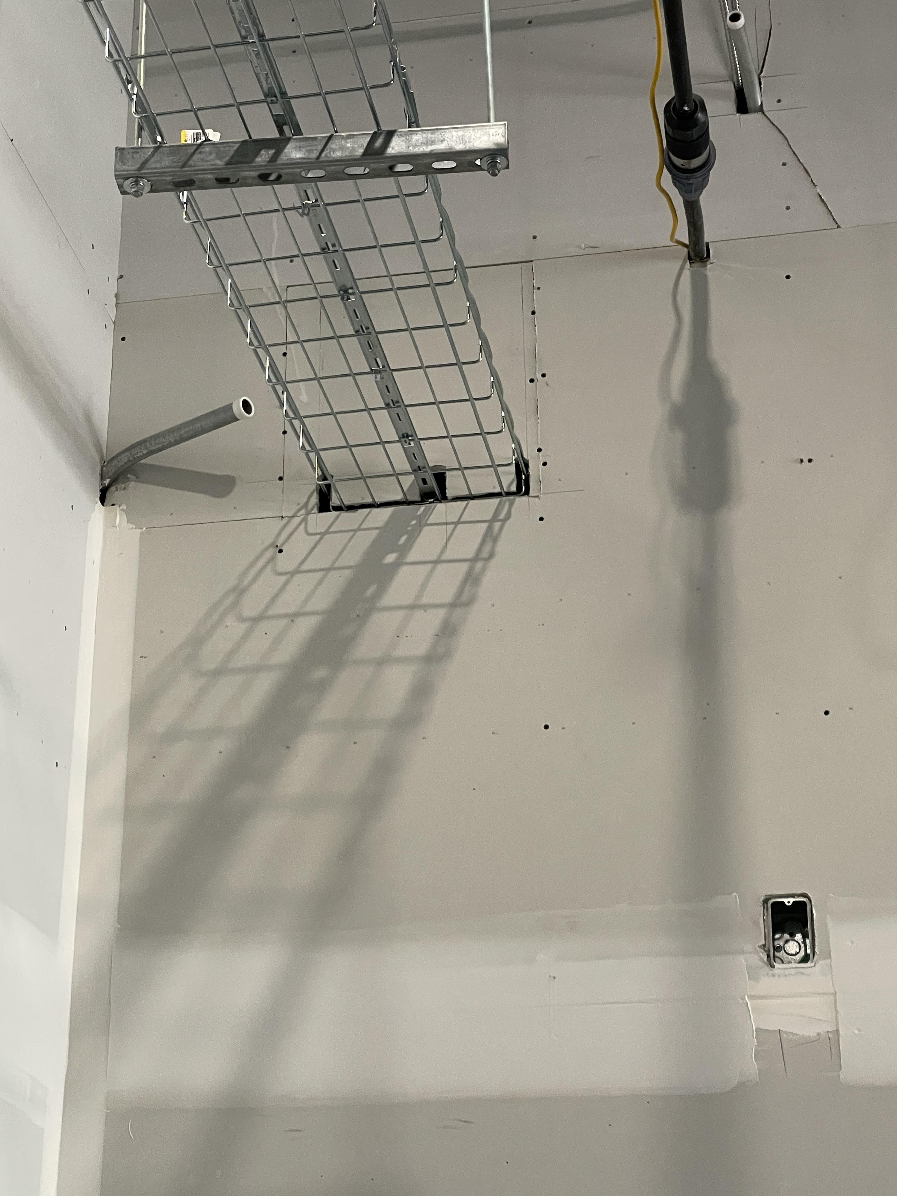 The Drywallers don’t understand cable tray... | Scrolller