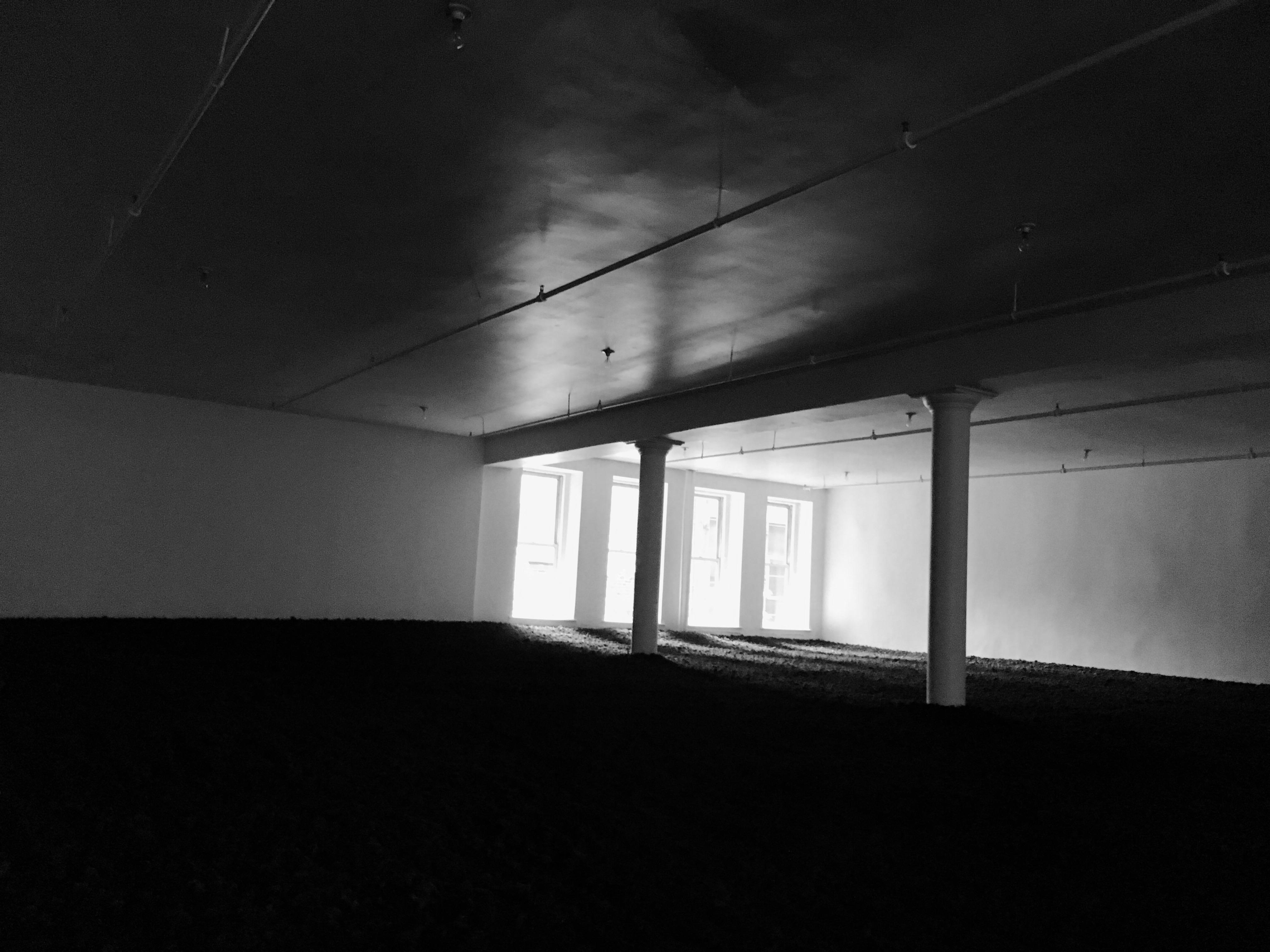 "The earth room" by Walter De Maria in NYC, installed in 1976 and still