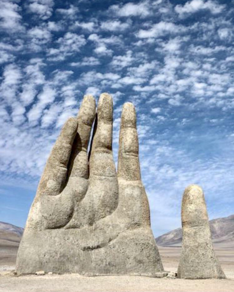 The Hand in the Desert, Chile | Scrolller