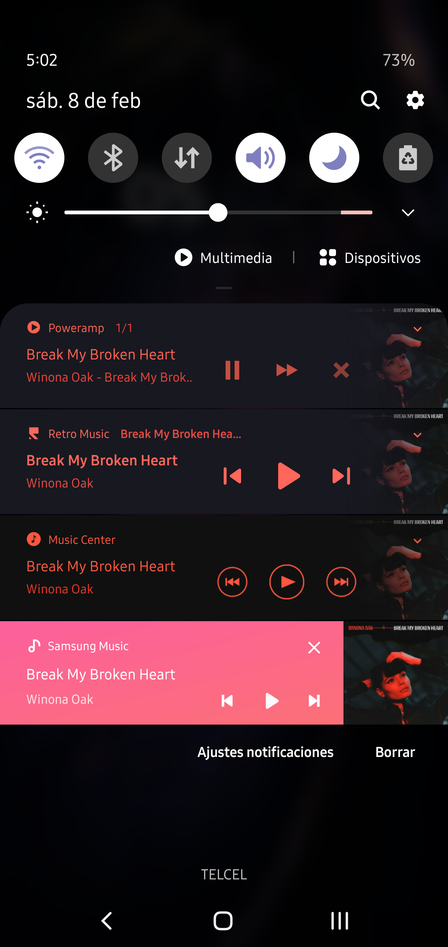 The inconsistent design of music controls on Android. | Scrolller