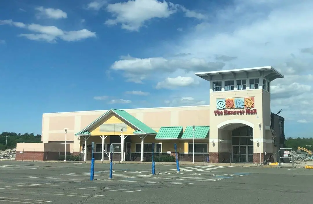 The last remnants of the Hanover Mall (Hanover, MA)- soon to become an outdoor entertainment center