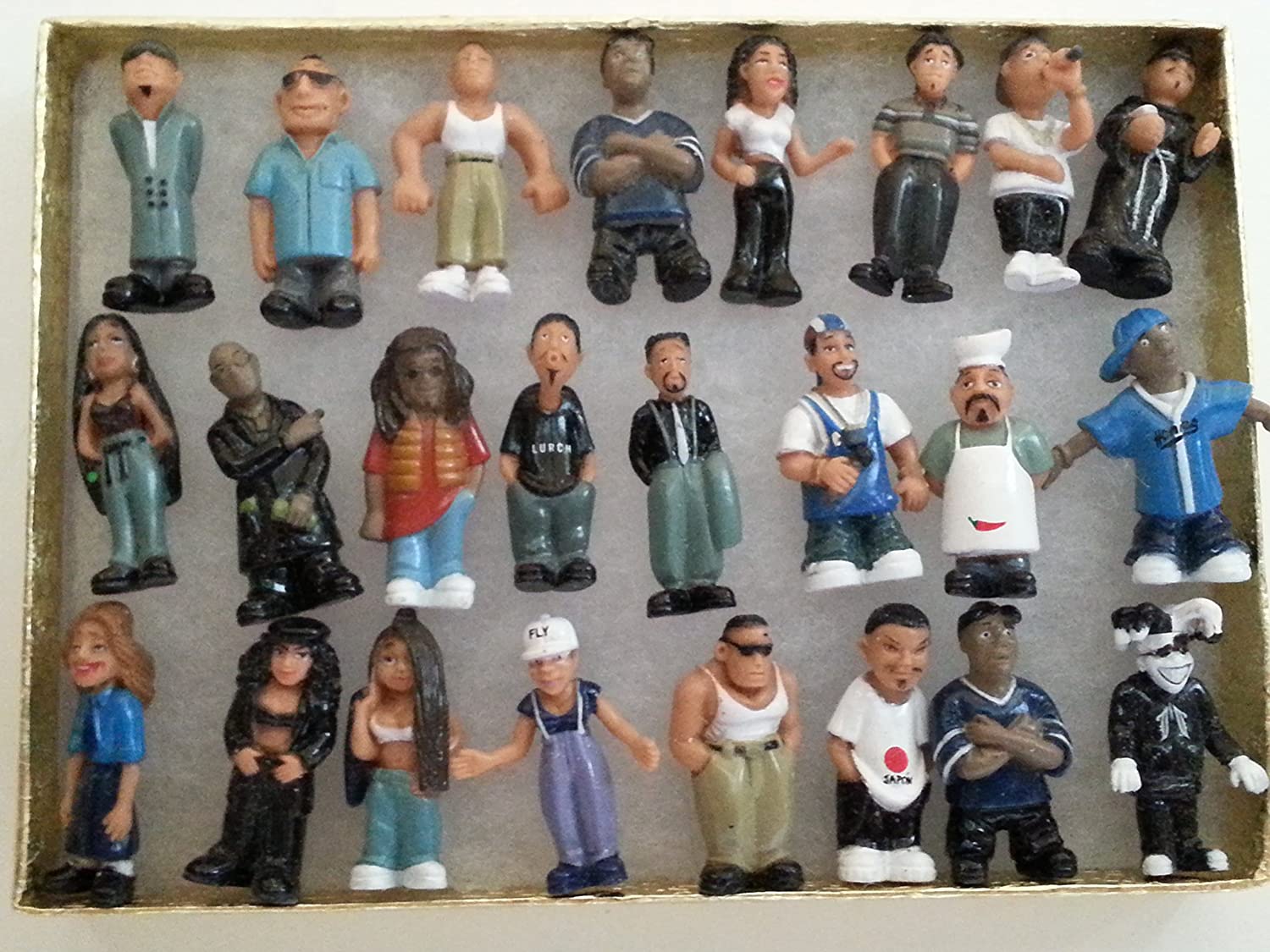 The little Homies toys from those quarter machines Scrolller