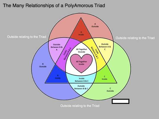 The Many Relationships of a Polyamorous Triad Visualized | Scrolller