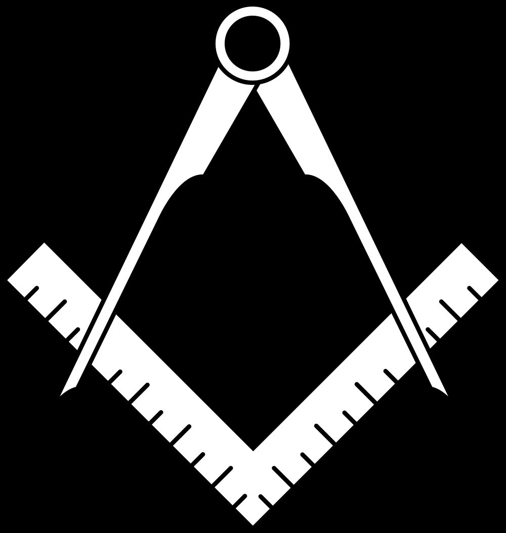 The Masonic Square and Compasses Scrolller