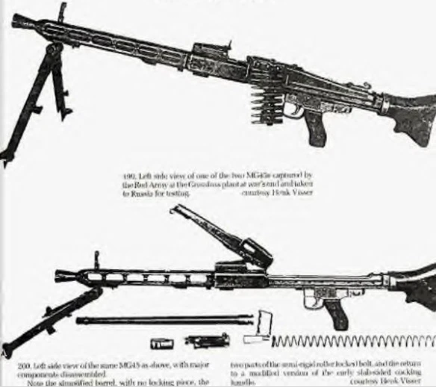 The MG45, an upgraded version of the MG42 introduced close to the end ...