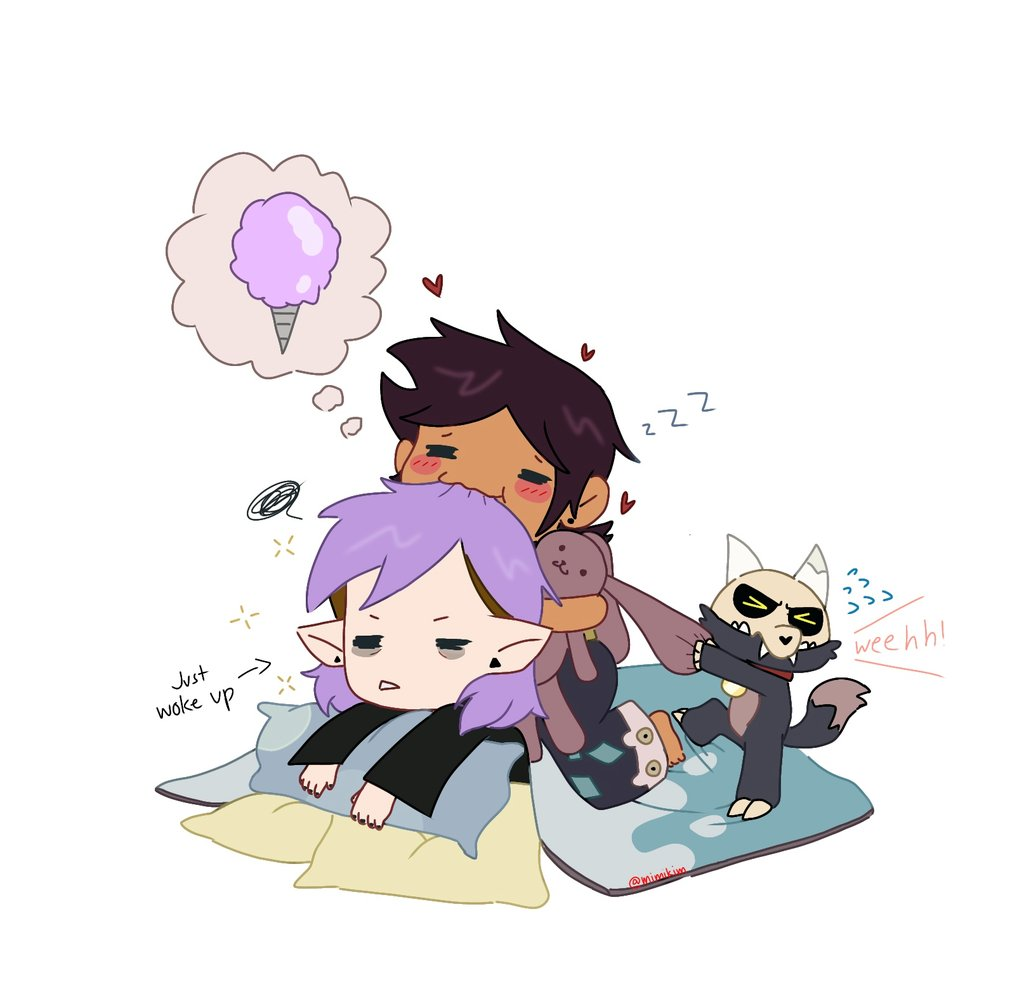 [the Owl House] Lumity Sleepover Be Like By Mimikim Scrolller