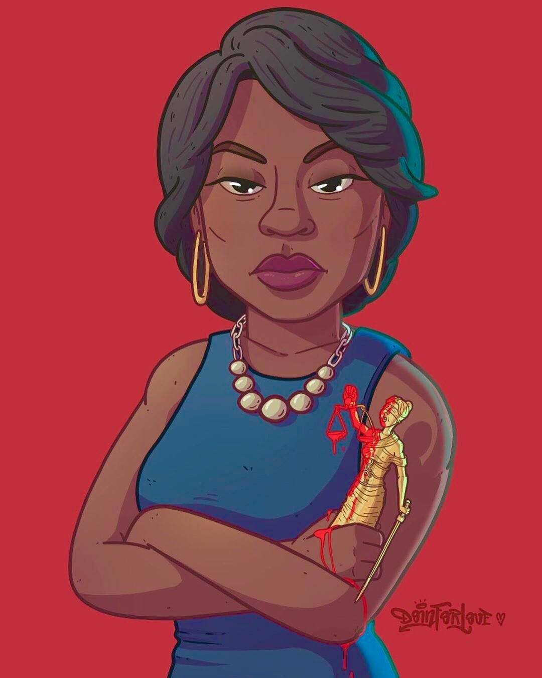 The Queen - Anna Mae. Art By Rodrigo Doin | Scrolller