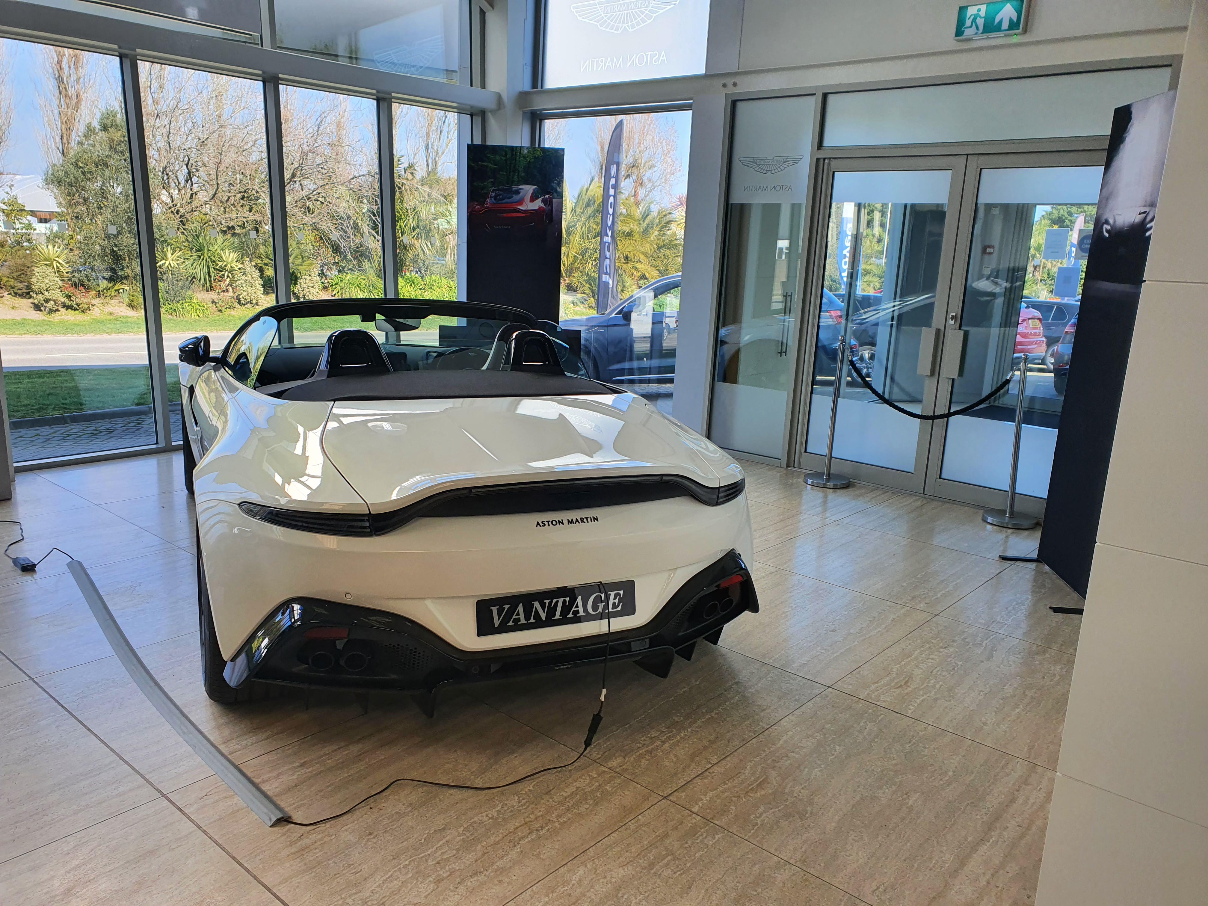 The rear of an Aston Martin Vantage (2018) | Scrolller
