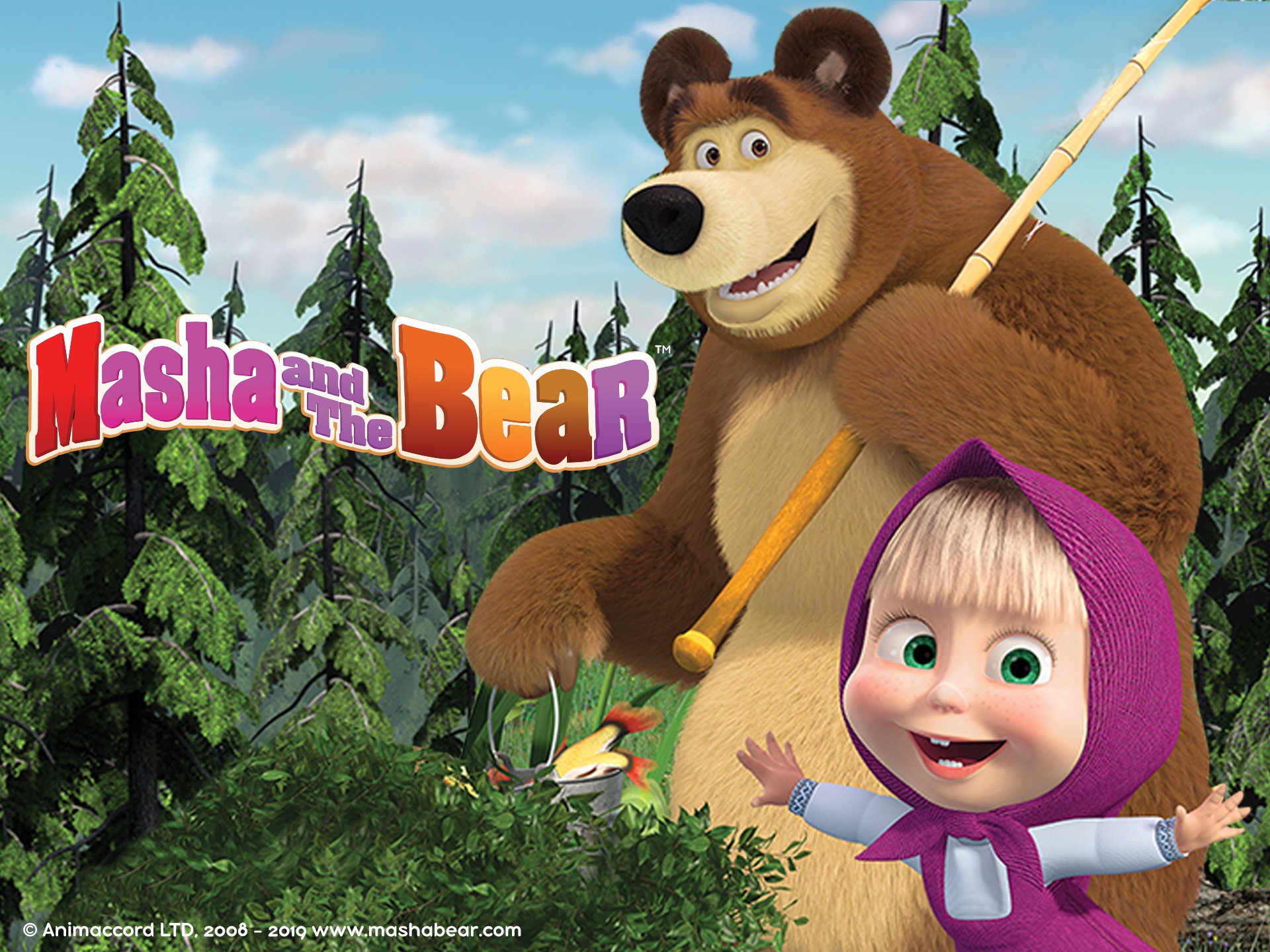 The Russian animated series Masha and the Bear has become the most ...