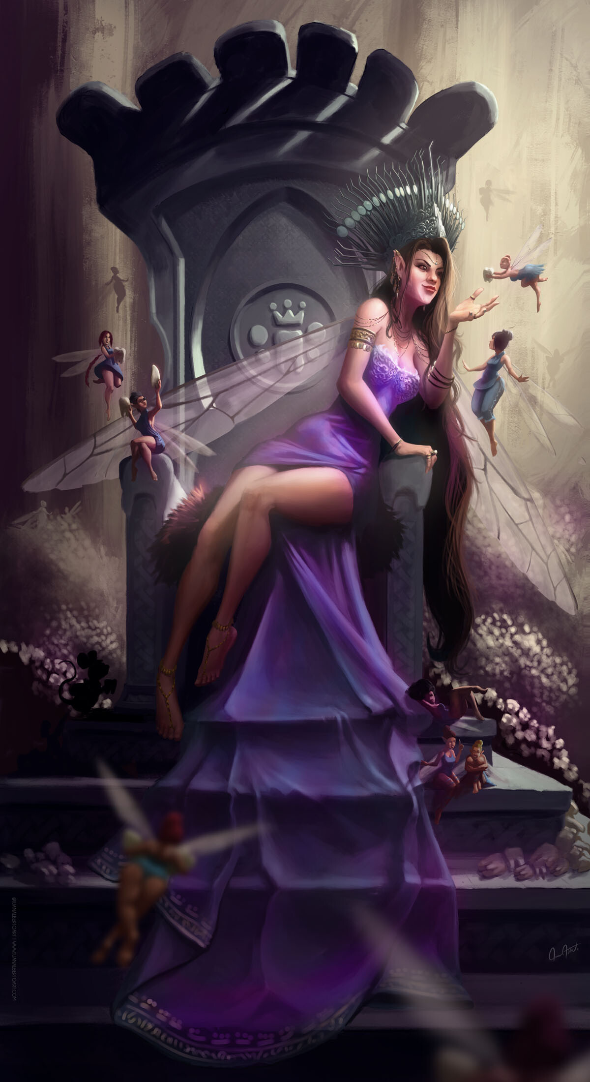 Tooth Queen The Tooth Fairy Queen by Juan Alberto Castro | Scrolller