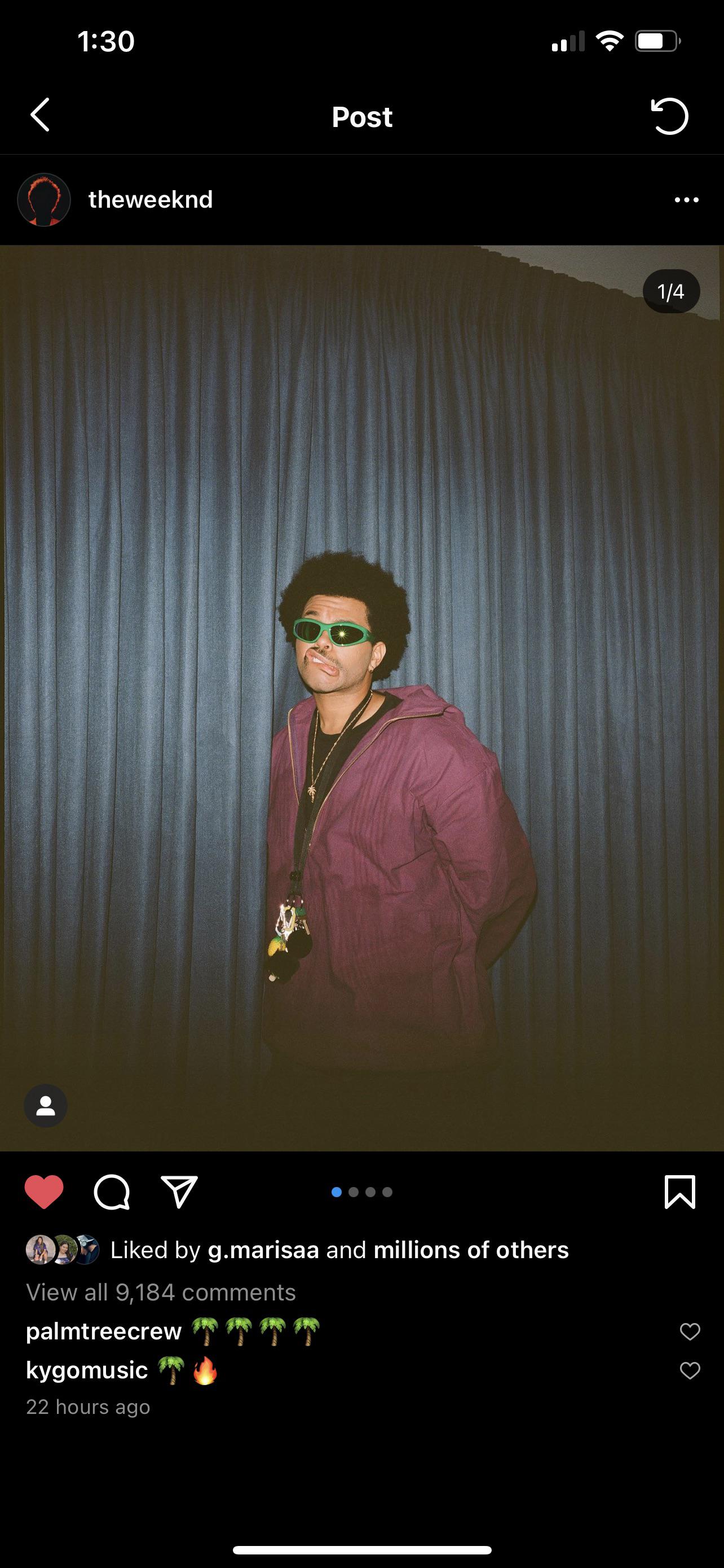 The Weeknd on his latest magazine, showing the Palm tree crew records ...