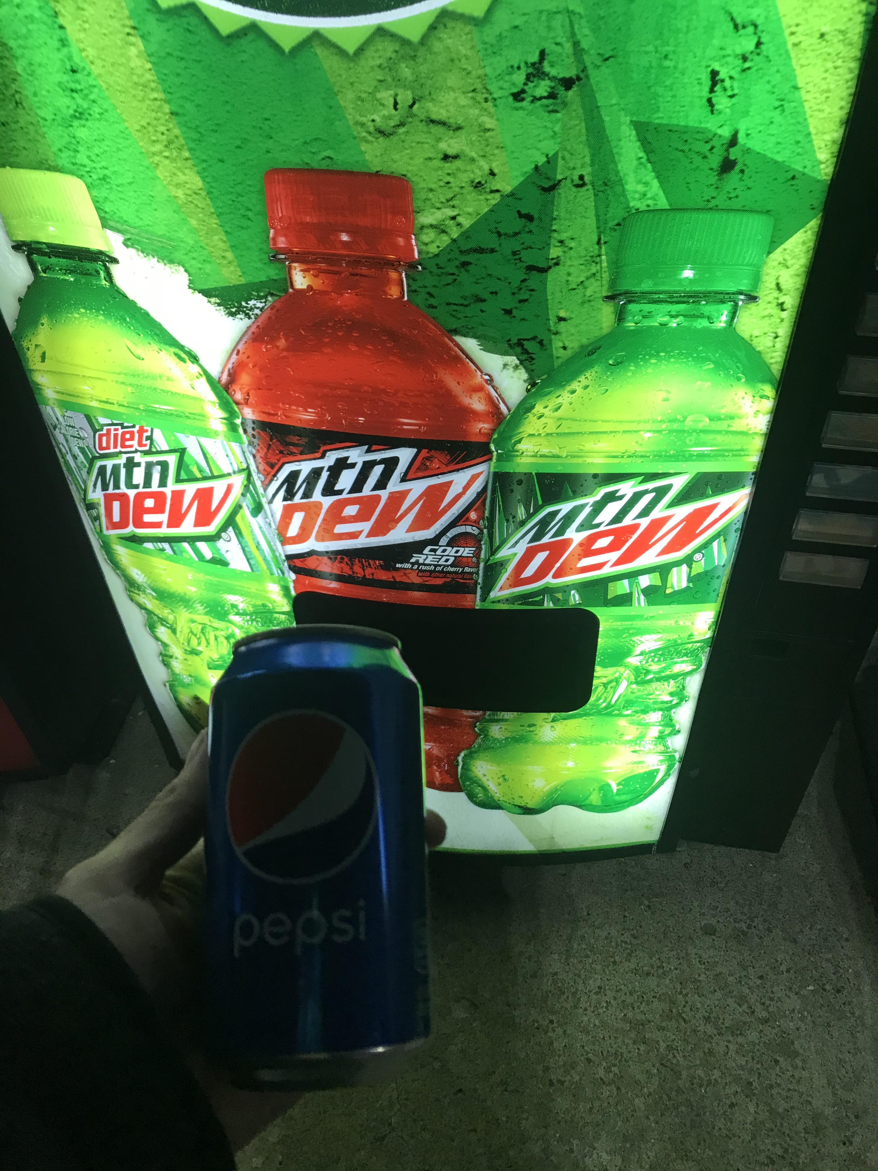 This soda bottle vending machine gave me a canned soda. | Scrolller