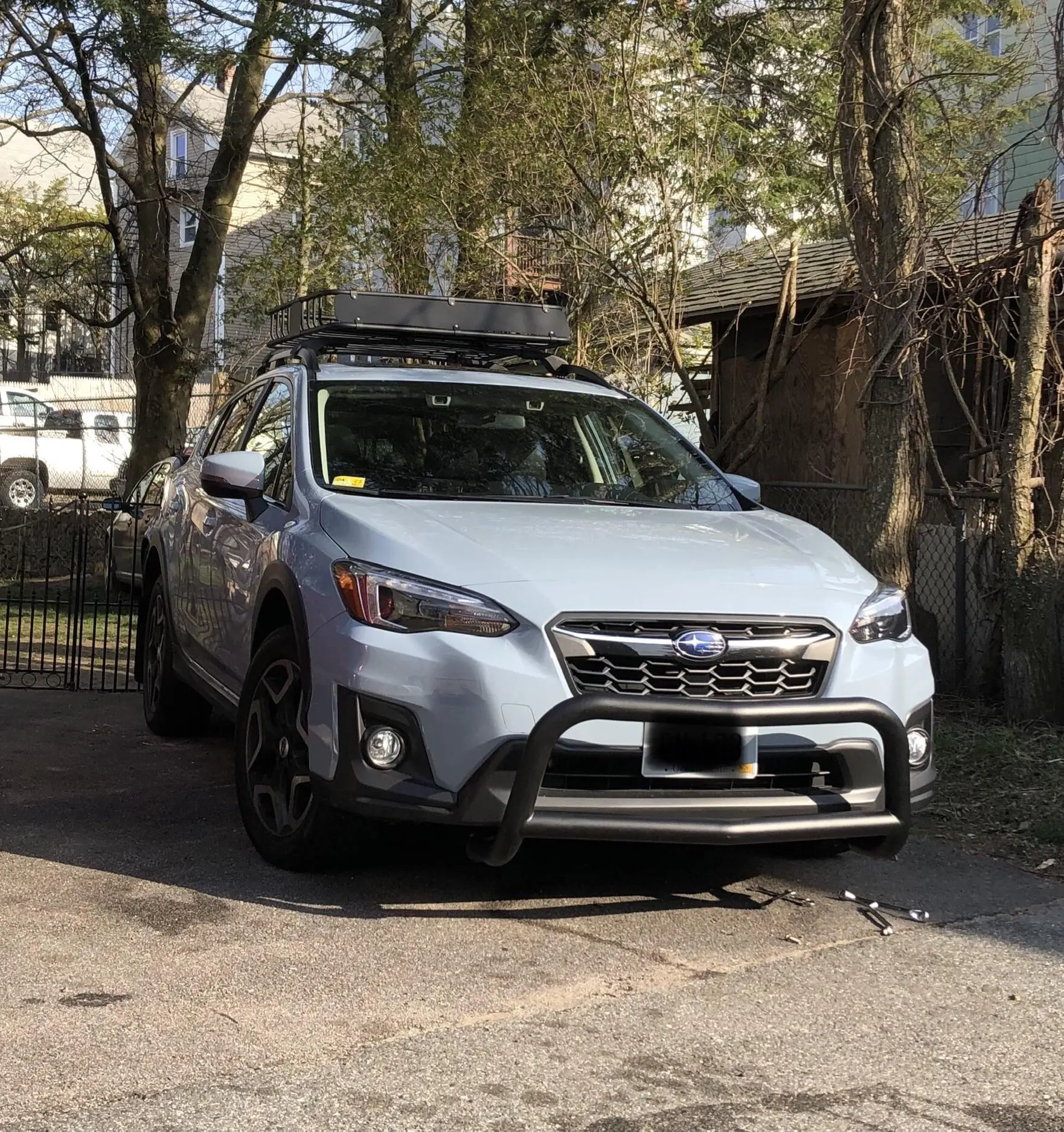 Threw on the roof rack and bumper guard, can’t wait to do more! | Scrolller