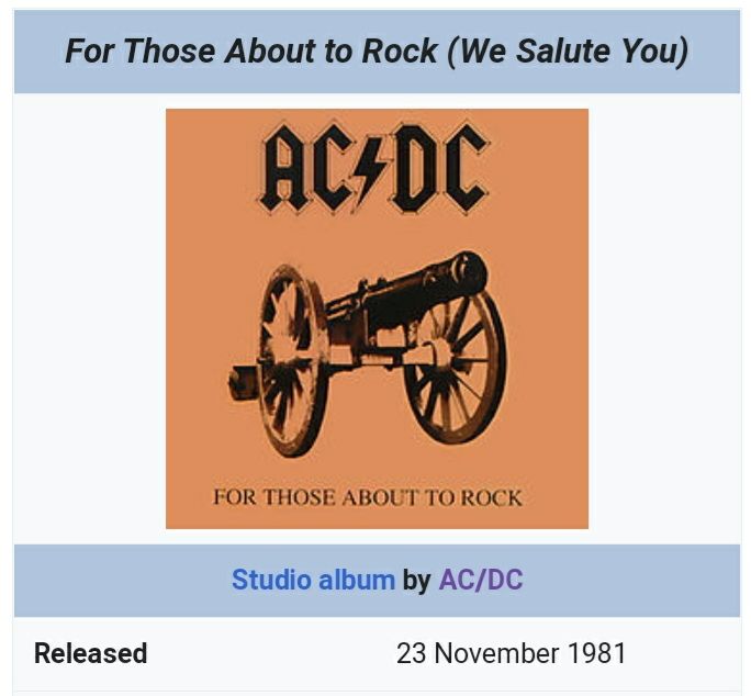 Today, 39 years ago one of AC/DC best albums dropped | Scrolller