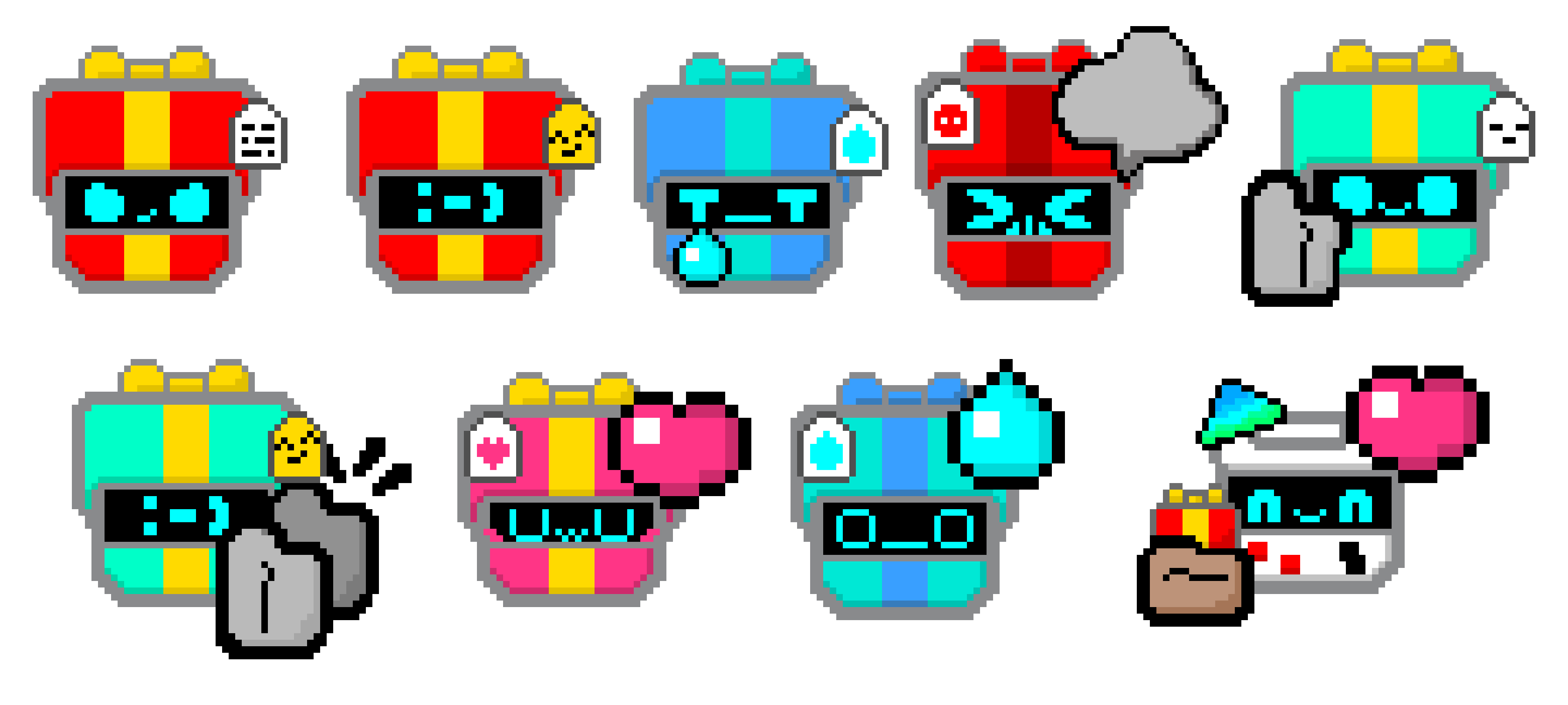 Universal Pinterest 8 Bit Today is 8-Bit's 2nd birthday, and to celebrate it, i've made those ...