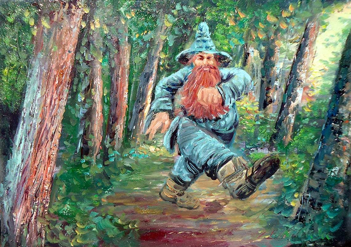 Tom Bombadil painting by me | Scrolller