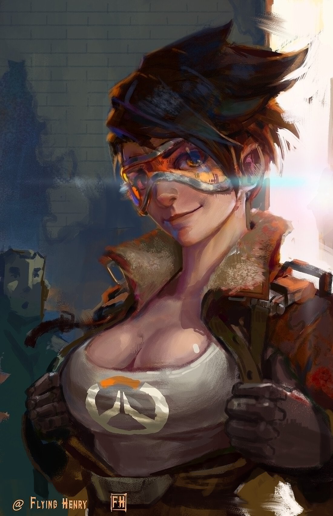 U ( V i\V ь. д \ н П X à  Liang Xing :: artist :: Mercy (Overwatch) :: O...