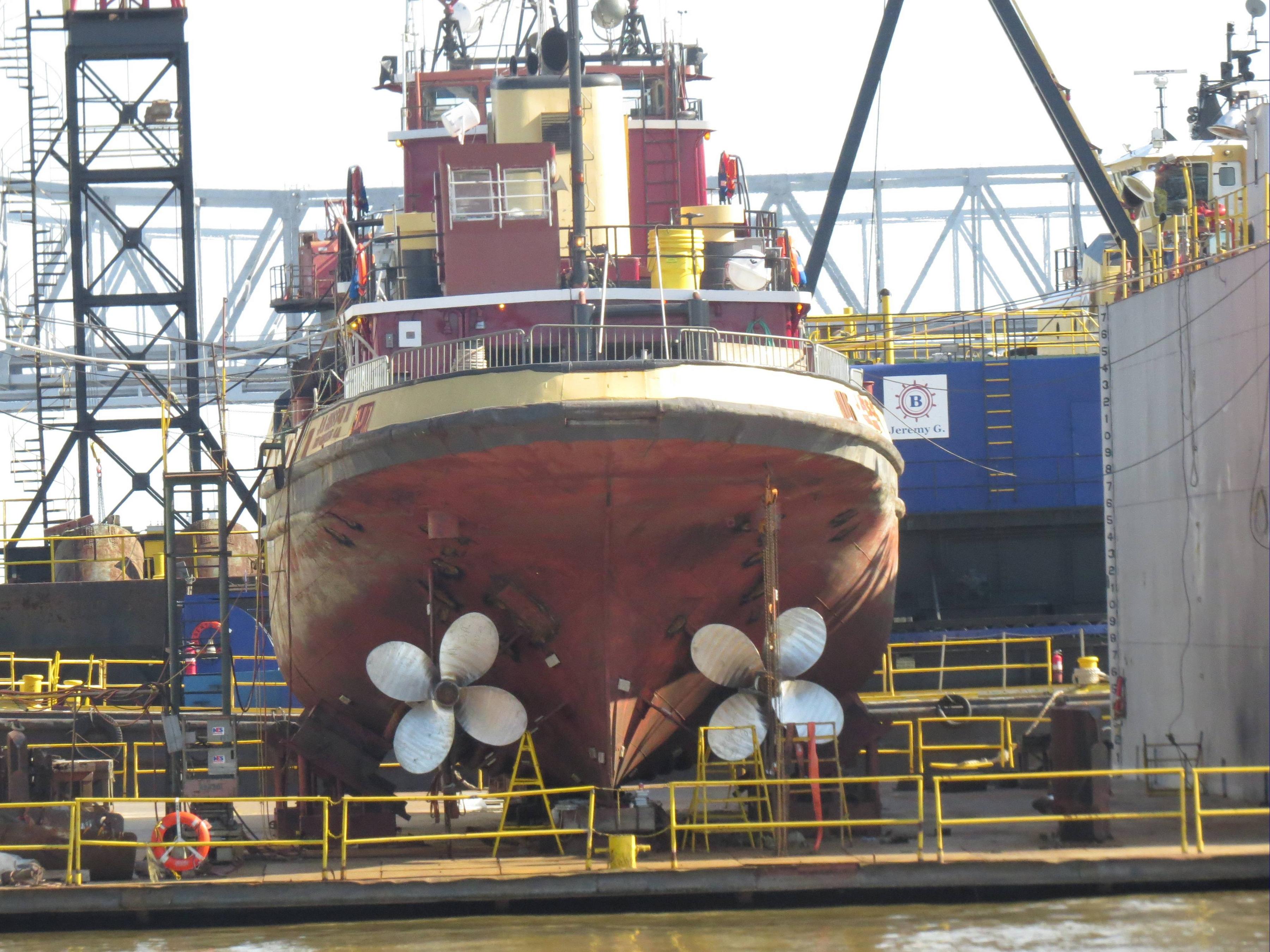 Twin screws of a ship in dry dock [3601 x 2700] | Scrolller