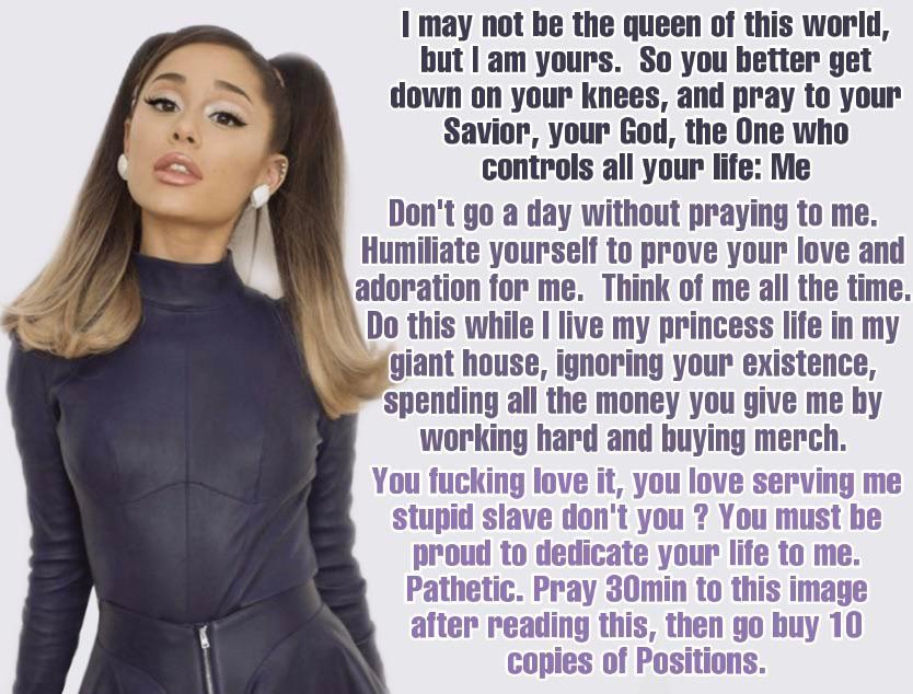 New caption! May Goddess Ariana protect you🙏🏻💕 | Scrolller