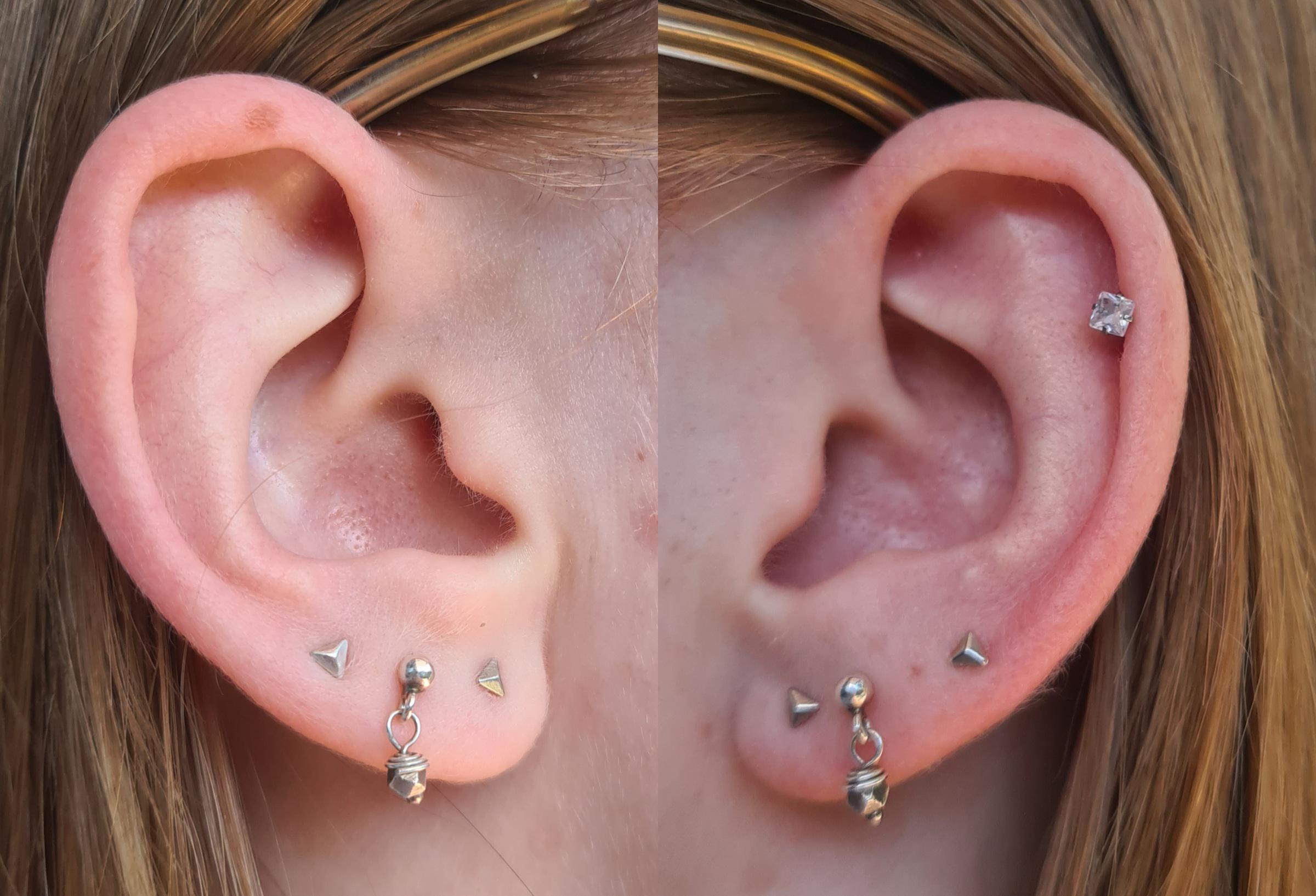 What piercings would look good on my small ears? Thinking about adding