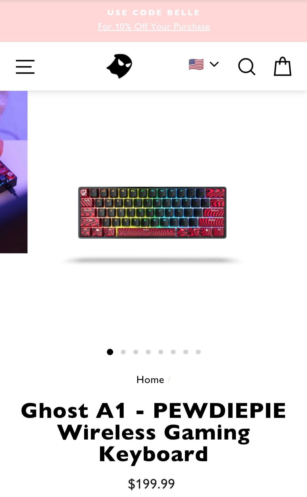When you see ghost keyboards simping for belle delphine...... | Scrolller