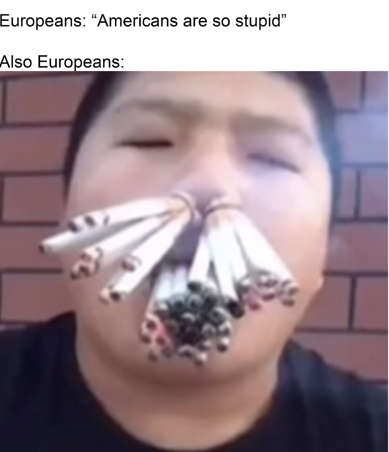 Whenever I smell cigarettes in America, it reminds me of when I visit