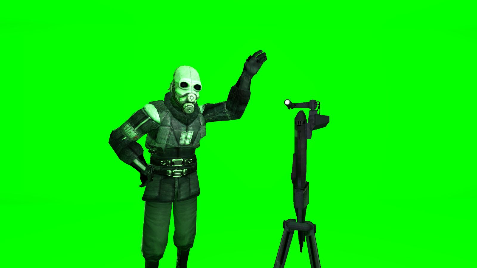Where's the combine? (GREEN SCREEN EFFECT) Scrolller