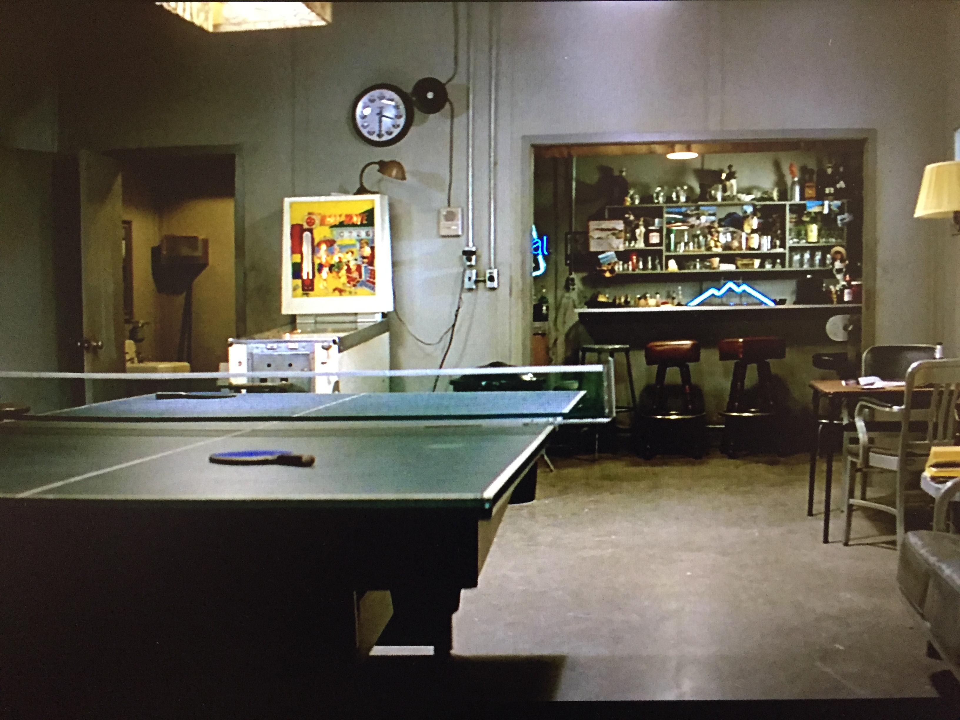 While watching John Carpenter's The Thing (1982) the rec room at their ...