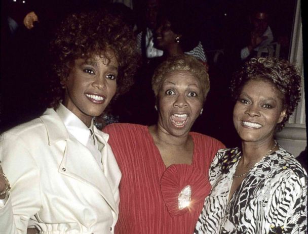 Whitney Houston With Her Mother, Gospel Singer Cissy Houston And Her ...