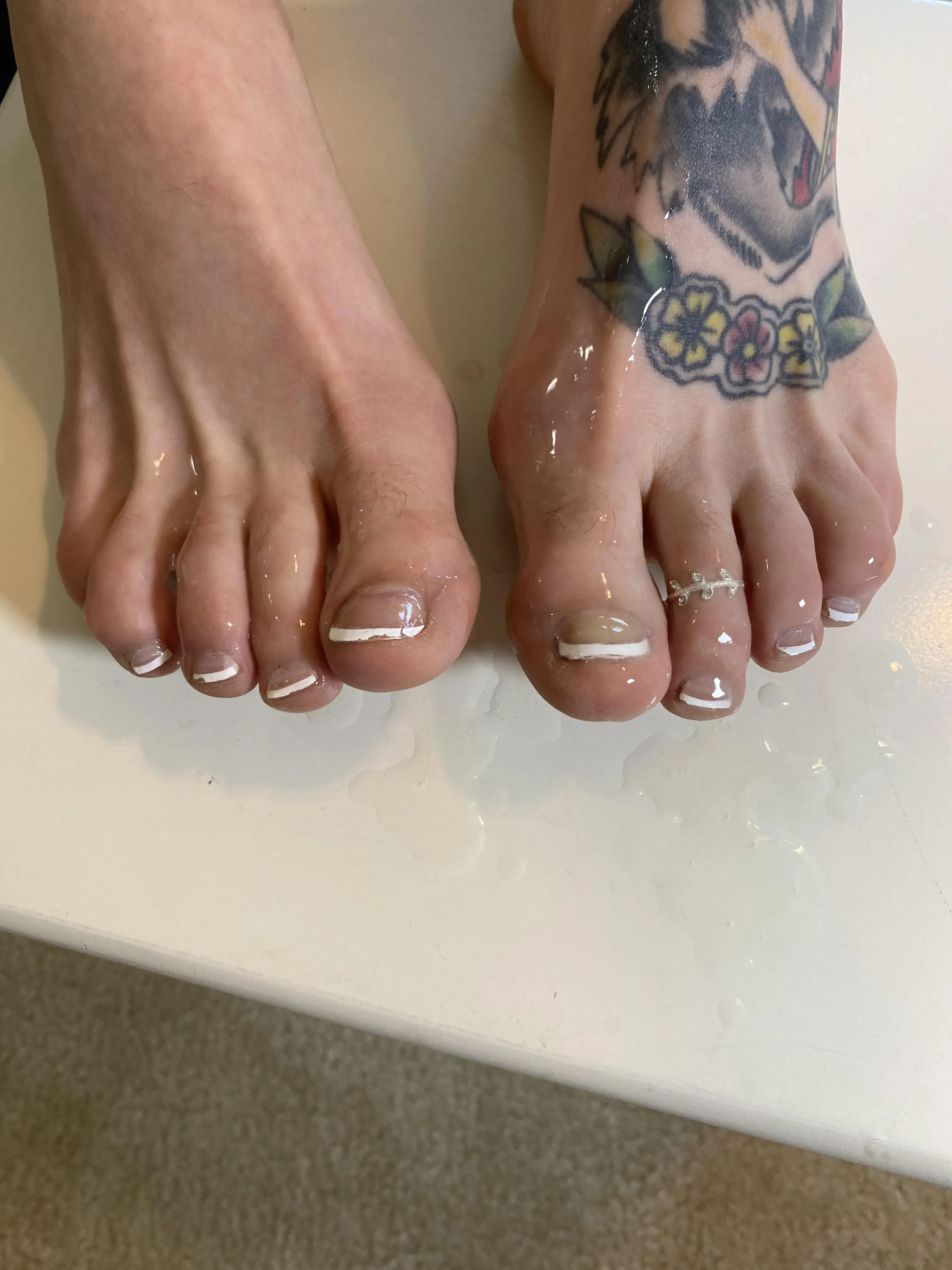 Who’s going to lick it off me? 😈