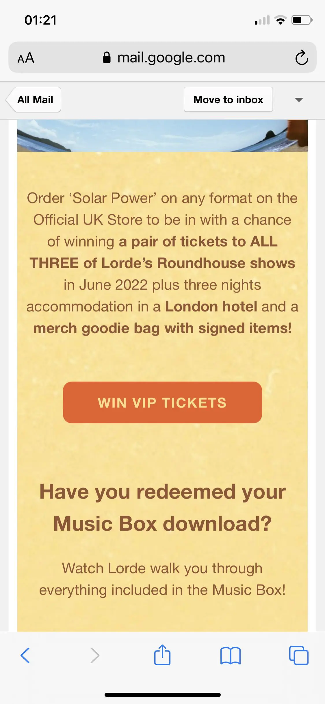 Win Vip Win VIP tickets to the London show(s)! | Scrolller