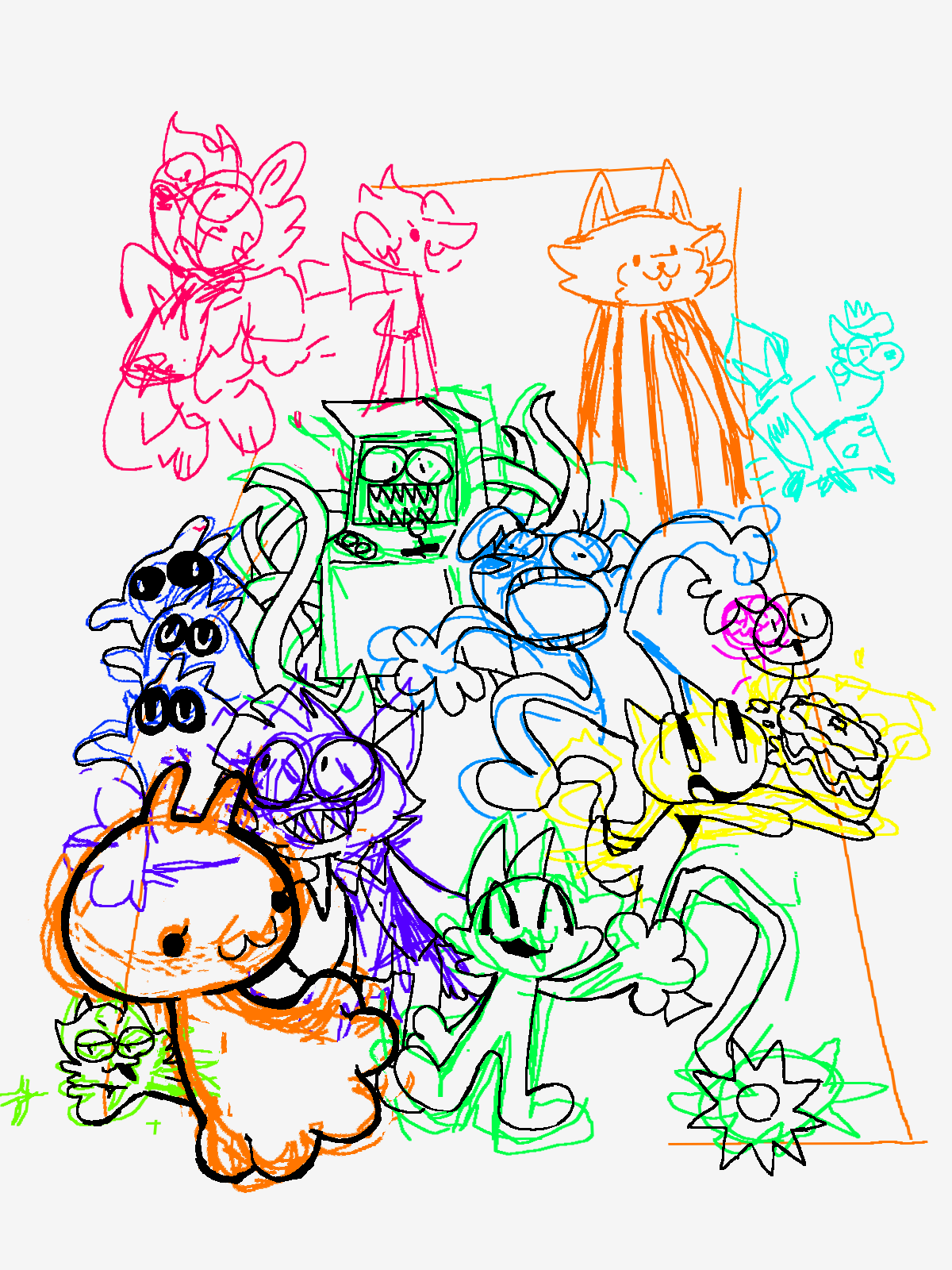 wip fanart for aimkid which i wont finish | Scrolller