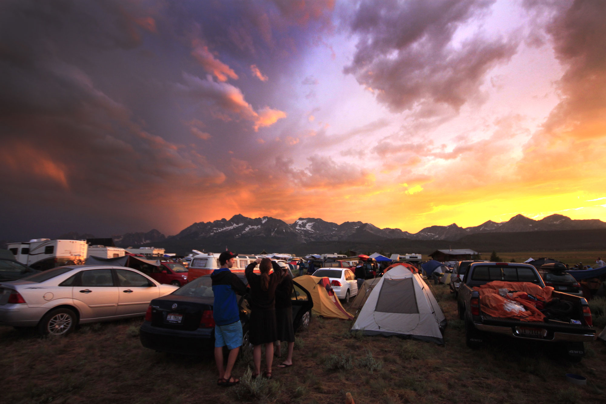 World's most scenic festival. Sawtooth Music Festival, Stanley, ID