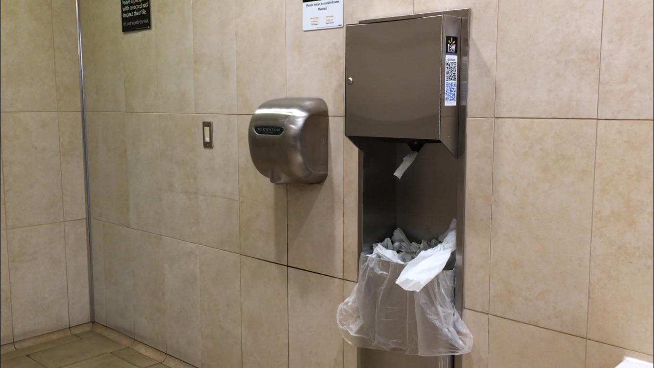 Xlerappy at Walmart in Grimes, IA. This restroom is now under