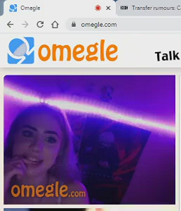 Omegle Girl Big Dick Reaction Shock After Seeing The Size Gets Super