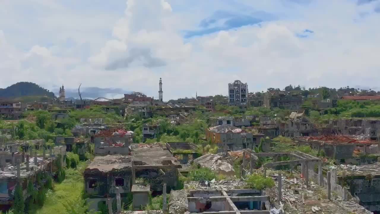 Nature reclaiming Marawi City, where five-months-long urban warfare ...