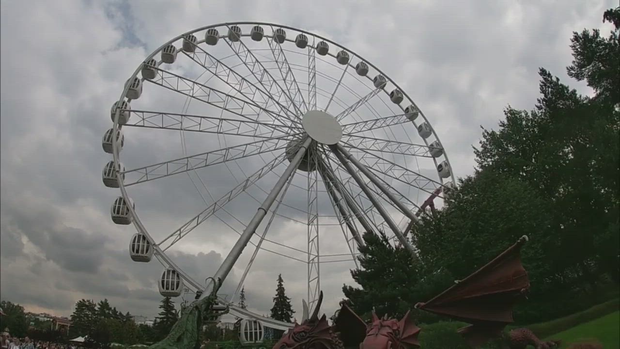 Beautiful Girls Give Blowjob On The Ferris Wheel Keokistar Scrolller 0081